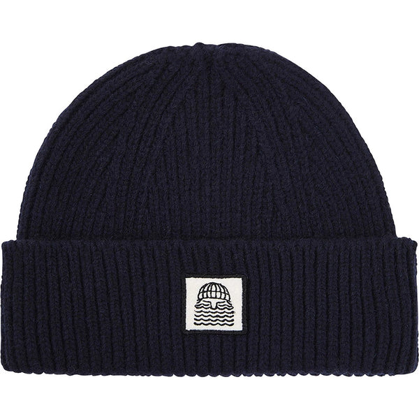 bonnet en laine mérinos bleu marine