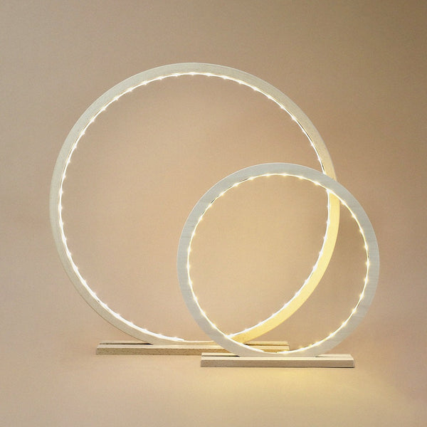 lampe cercle à poser led