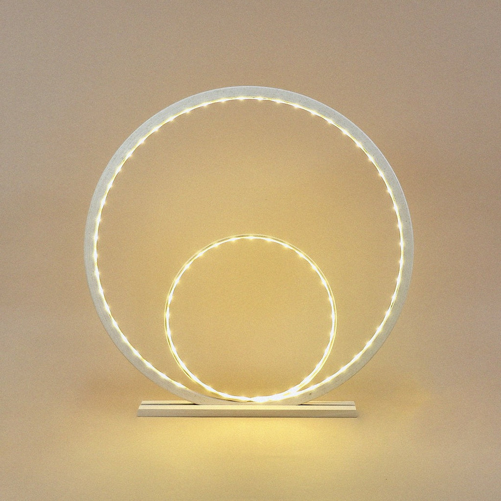 lampe cercle à poser led